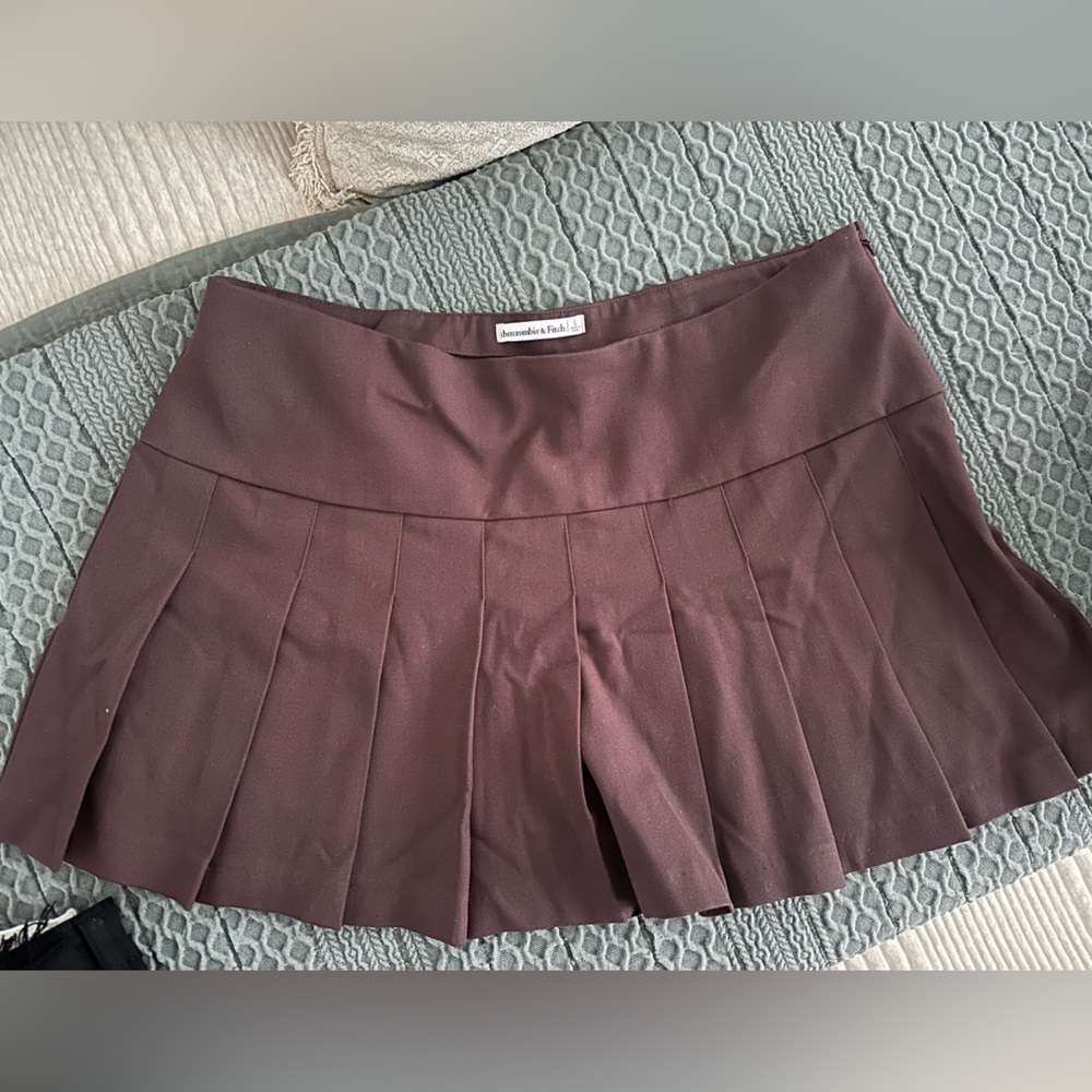 Abercrombie & Fitch Deep Brown Mini Skirt